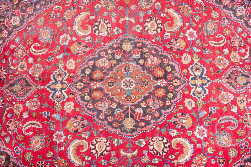 Traditional Vintage Handmade Rug 383X295 CM 12.6X9.7 FT The Rugs Outlet CA