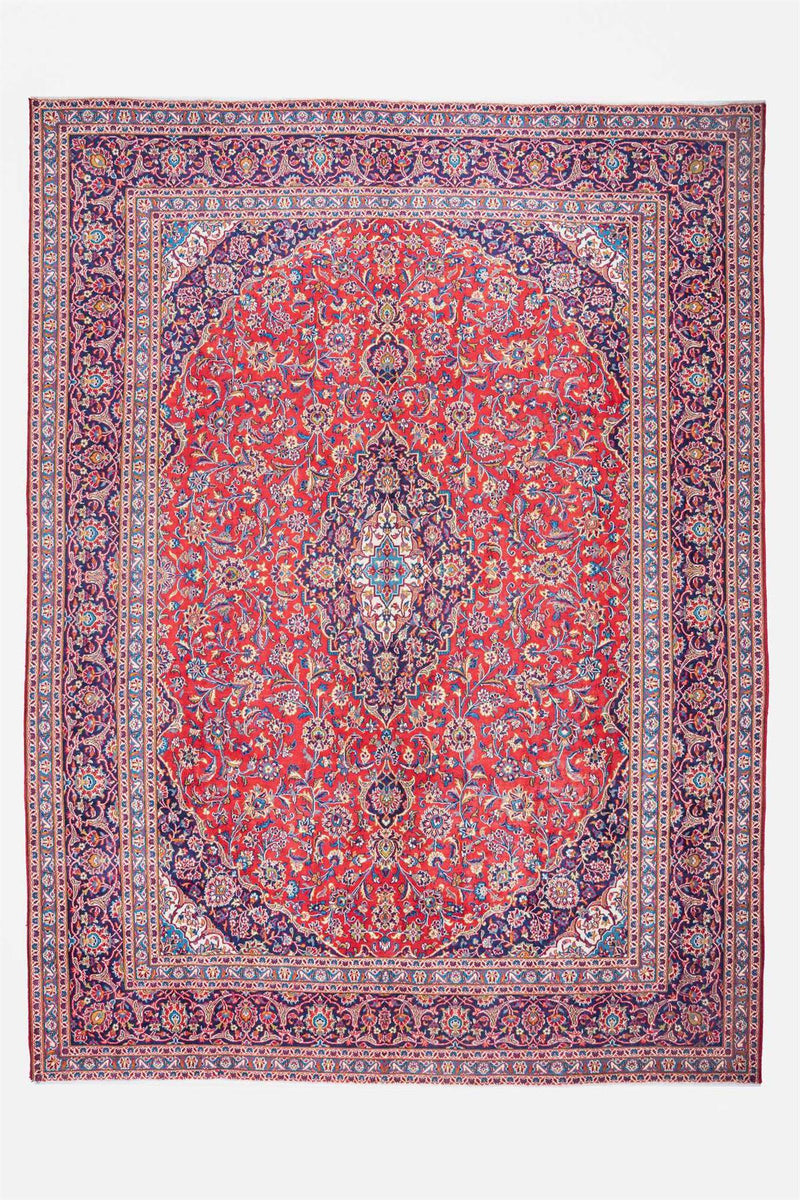 Traditional Vintage Handmade Rug 384X282 CM 12.6X9.3 FT The Rugs Outlet CA