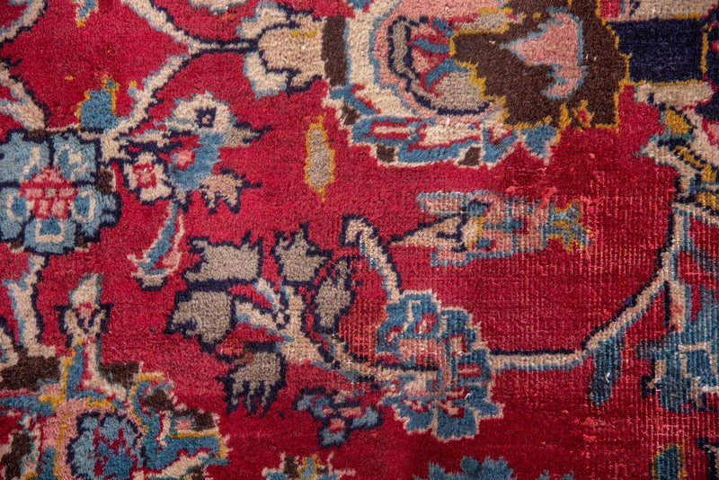 Traditional Vintage Handmade Rug 386X297 CM 9.7X9.7 FT The Rugs Outlet CA