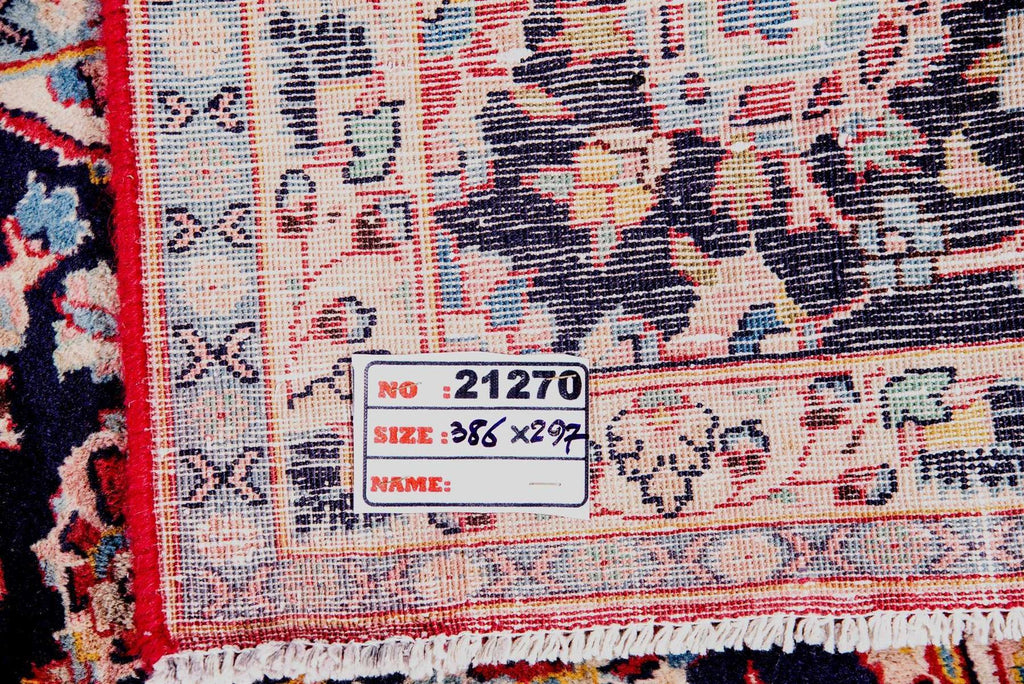 Traditional Vintage Handmade Rug 386X297 CM 9.7X9.7 FT The Rugs Outlet CA