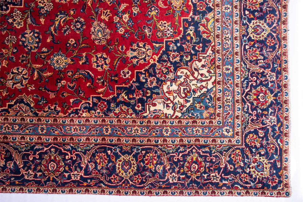 Traditional Vintage Handmade Rug 387X272 CM 12.7X8.9 FT The Rugs Outlet CA