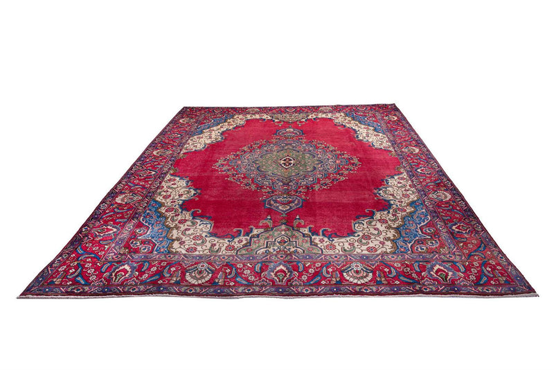 Traditional Vintage Handmade Rug 387X287 CM 12.7X9.4 FT The Rugs Outlet CA