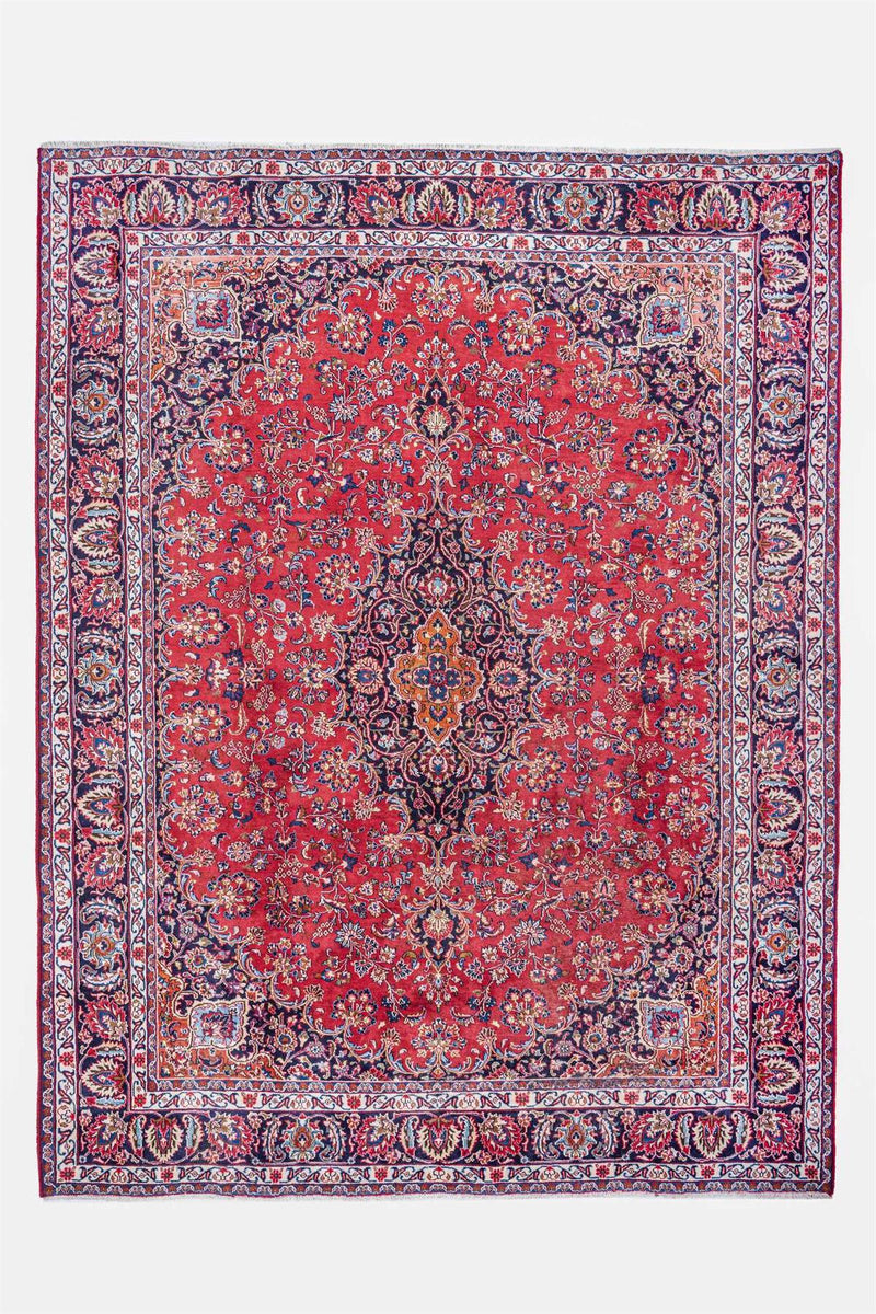 Traditional Vintage Handmade Rug 388X291 CM 12.7X9.5 FT The Rugs Outlet CA