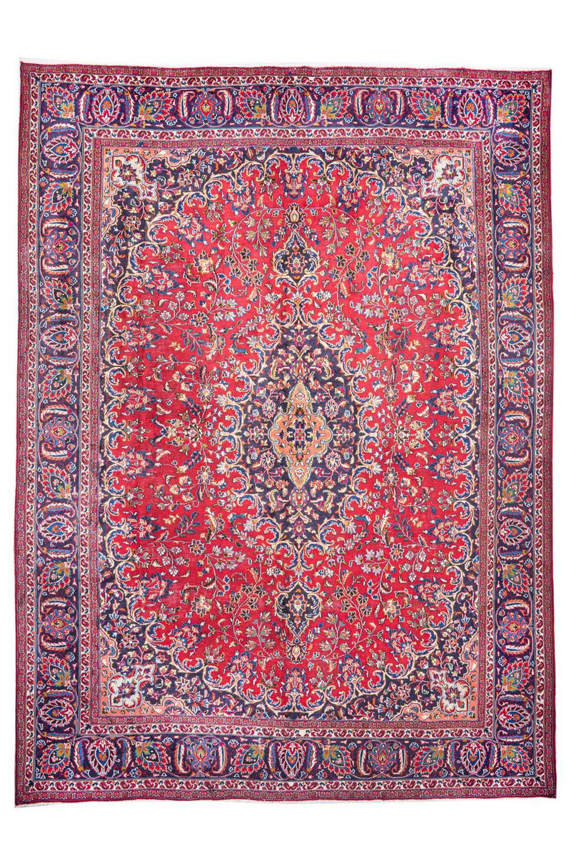 Traditional Vintage Handmade Rug 390X288 CM The Rugs Outlet CA