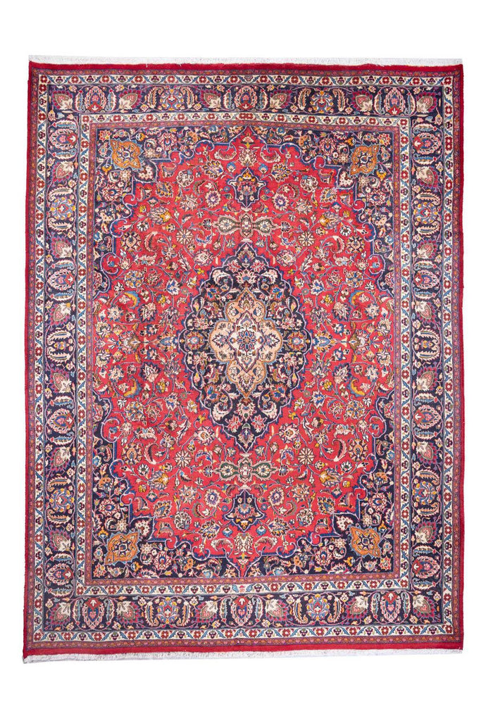 Traditional Vintage Handmade Rug 390X302 CM 12.8X9.9 FT The Rugs Outlet CA