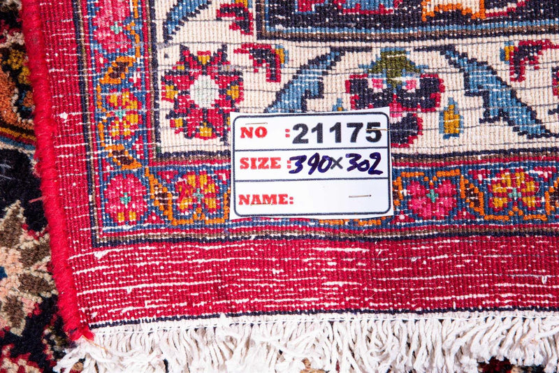 Traditional Vintage Handmade Rug 390X302 CM 12.8X9.9 FT The Rugs Outlet CA
