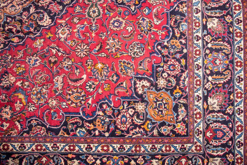 Traditional Vintage Handmade Rug 390X302 CM 12.8X9.9 FT The Rugs Outlet CA