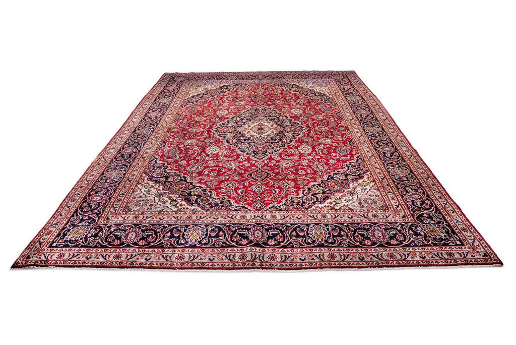 Traditional Vintage Handmade Rug 396X290 CM 13X9.5 FT The Rugs Outlet CA