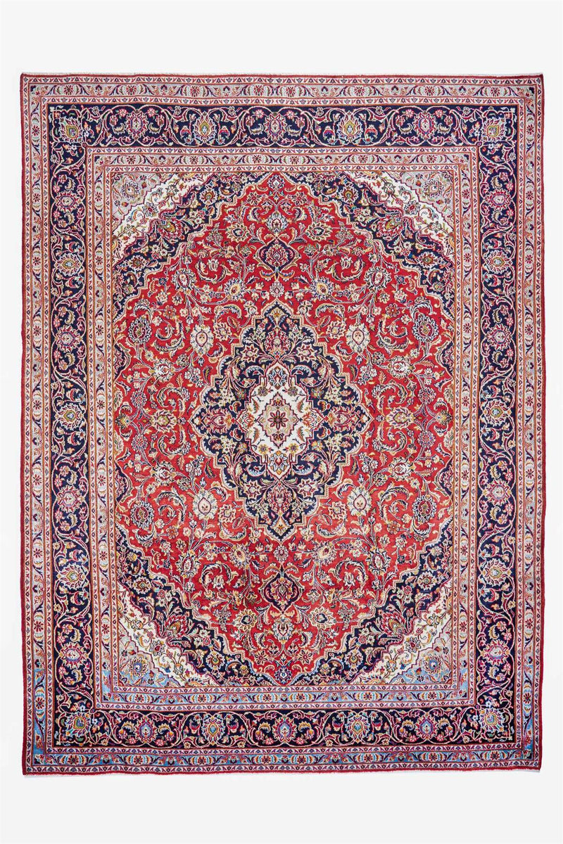 Traditional Vintage Handmade Rug 396X290 CM 13X9.5 FT The Rugs Outlet CA