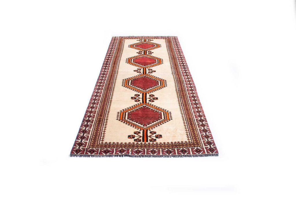 Traditional Vintage Handmade Rug 8.1X3.8 FT The Rugs Outlet CA