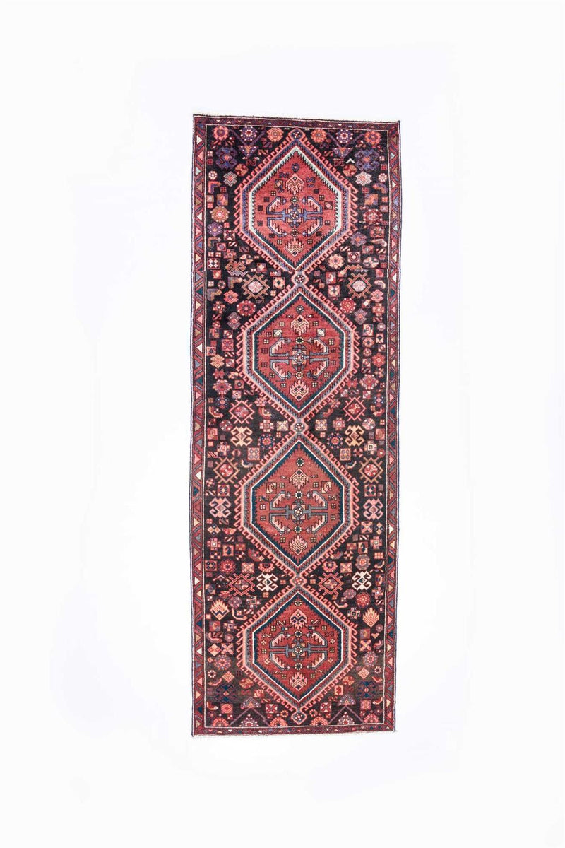 Traditional Vintage Handmade Rug 9.8X3.4 FT The Rugs Outlet CA