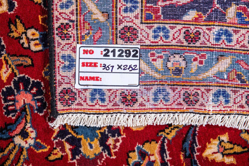 Traditional Vintage Oriental Wool Handmade Living Room Bedroom Rug 361X252 CM 11.8X8.3 FT The Rugs Outlet CA