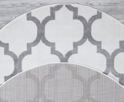 Trendy 09 White Trellis Design Area Rug The Rugs Outlet