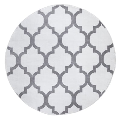 Trendy 09 White Trellis Design Area Rug The Rugs Outlet
