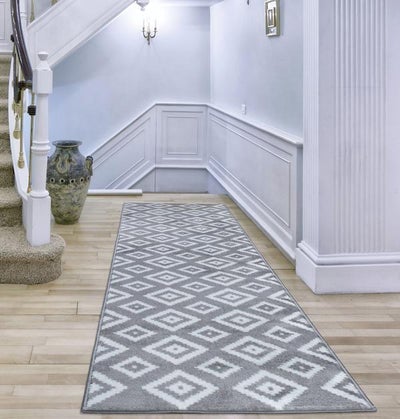 Trendy 7984 Geometric Grey Design Area Rug The Rugs Outlet